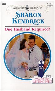 Cover of: One Husband Required  (Wanted: One Wedding Dress)