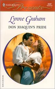 Cover of: Don Joaquin'S Pride (Presents, 2127) by Lynne Graham