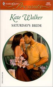 Cover of: Saturday'S Bride (Presents, 2131)