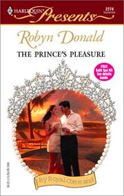 Cover of: The Prince's Pleasure  (By Royal Command)