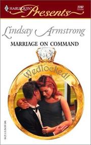 Marriage On Command by Lindsay Armstrong