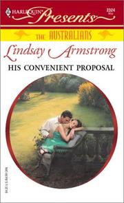 Cover of: His convenient proposal by Lindsay Armstrong