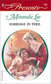 Cover of: Marriage In Peril  (Italian Husbands)