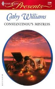 Cover of: Constantinou's Mistress  (The Greek Tycoons)