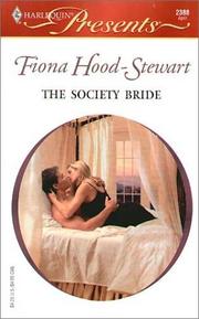Cover of: The Society Bride by Fiona Hood-Stewart