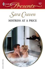 Cover of: Mistress at a Price by Sara Craven