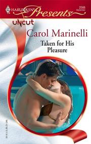 Cover of: Taken for His Pleasure by Carol Marinelli