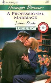 Cover of: A Professional Marriage  (9 to 5) by Jessica Steele