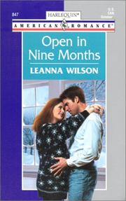 Cover of: Open in Nine Months by Leanna Wilson