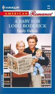 Cover of: A Baby For Lord Roderick  (Royal Flash)