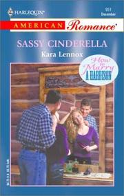 Cover of: Sassy Cinderella  (How to Marry A Hardison)