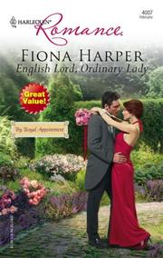 Cover of: English Lord, Ordinary Lady (Harlequin Romance) by Fiona Harper