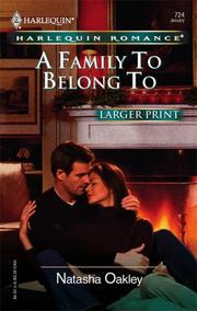 Cover of: A Family To Belong To