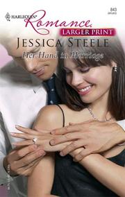 Cover of: Her Hand In Marriage (Harlequin Romance) by Jessica Steele