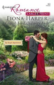 Cover of: English Lord, Ordinary Lady | Fiona Harper