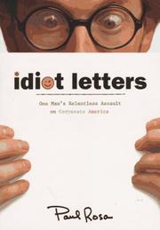 Idiot letters by Paul Rosa