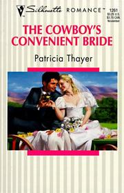 Cover of: Cowboy'S Convenient Bride by Thayer
