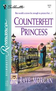Cover of: Counterfeit princess | Raye Morgan