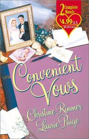 Cover of: Convenient Vows (2 novels in 1) by Christine Rimmer, Laurie Paige