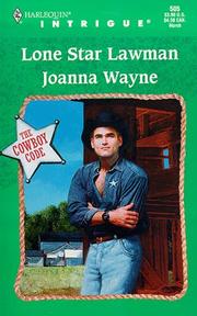 Cover of: Lone Star Lawman (The Cowboy Code)