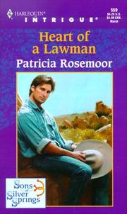 Cover of: Heart Of A Lawman (Sons Of Silver Springs) (Intrigue, 559)