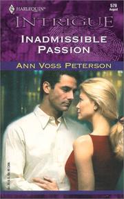 Cover of: Inadmissible Passion by Ann Voss Peterson