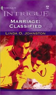 Cover of: Marriage: Classified (Intrigue, 624)