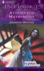 Cover of: Attempted matrimony by Joanna Wayne