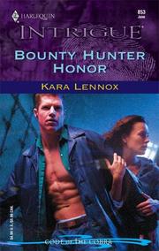 Cover of: Bounty hunter honor