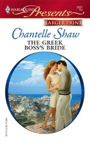 Cover of: The Greek Boss's Bride by Chantelle Shaw