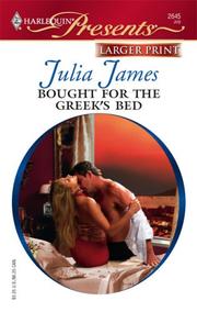 Cover of: Bought For The Greek's Bed (Larger Print Presents Greek Tycoons) by Julia James