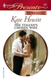 Cover of: The Italian's Chosen Wife (Harlequin Presents: Italian Husbands) by Kate Hewitt
