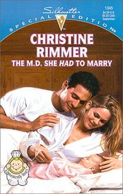 Cover of: The M.D. she had to marry