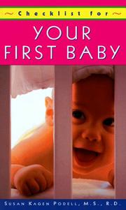 Cover of: Checklist for your first baby