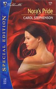 Cover of: Nora's Pride by Carol Stephenson