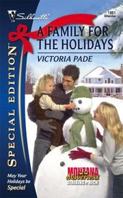 Cover of: A Family For The Holidays (Silhouette Special Edition)