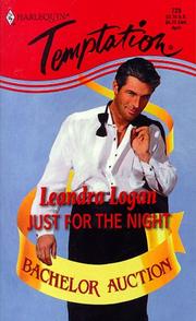 Cover of: Just For The Night  (Bachelor Auction)