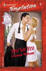 Cover of: Just say yes!