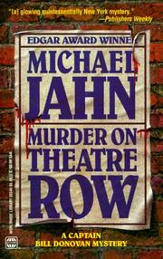 Cover of: Murder On Theatre Row (Bill Donovan Mysteries) by Michael Jahn, Michael Jahn