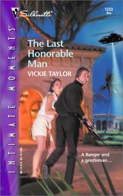 Cover of: The Last Honorable Man