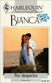 Cover of: Por despecho (Harlequin Bianca)