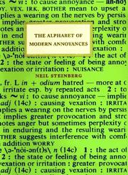 Cover of: The alphabet of modern annoyances