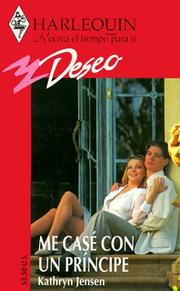 Cover of: Me Case Con Un Principe  -  (I Married A Prince) (Deseo) by Muriel Jensen