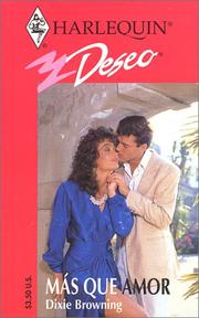 Cover of: MAS QUE AMOR - MORE TO LOVE (Deseo, 294)