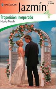 Cover of: Proposicion Inesperada: (Unexpected Proposition) (Harlequin Jazmin (Spanish))