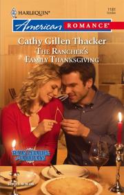 Cover of: The Rancher's Family Thanksgiving (Harlequin American Romance Series)