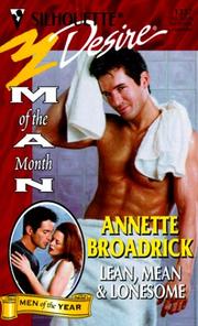 Cover of: Lean Mean & Lonesome  (Man Of The Month/Man Of The Month Anniversary)
