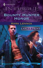 Cover of: Bounty Hunter Honor