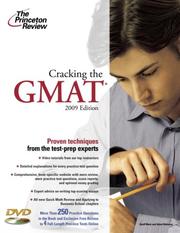 Cover of: Cracking the GMAT with DVD