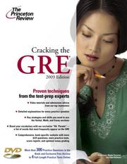 Cover of: Cracking the GRE with DVD